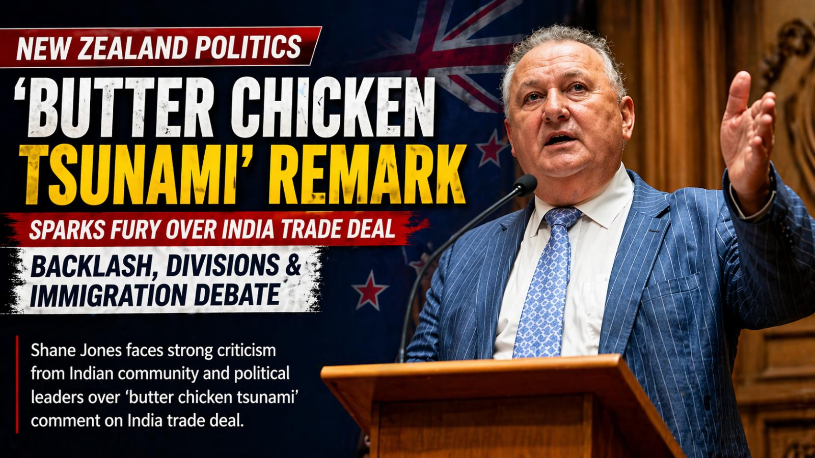 “Butter Chicken Tsunami” Comment Triggers Debate Over Immigration and Trade