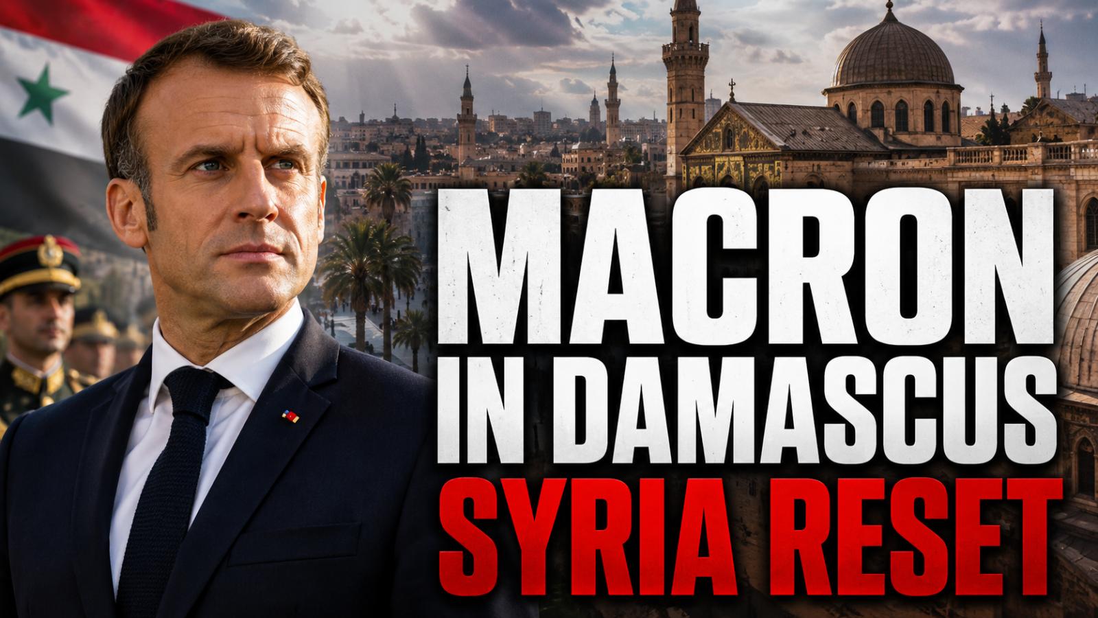 Macron visits Syria after Assad government falls