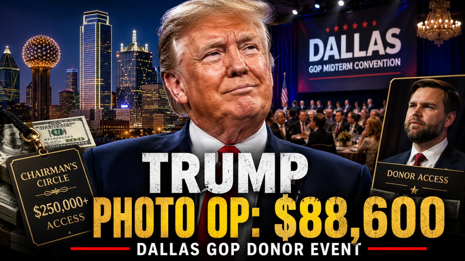 Trump photo at Dallas GOP convention priced at $88,600