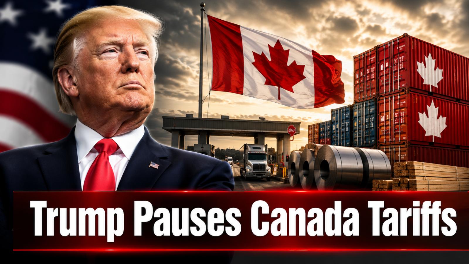 Trump Canada Tariff Pause Gives Three-Day Reprieve