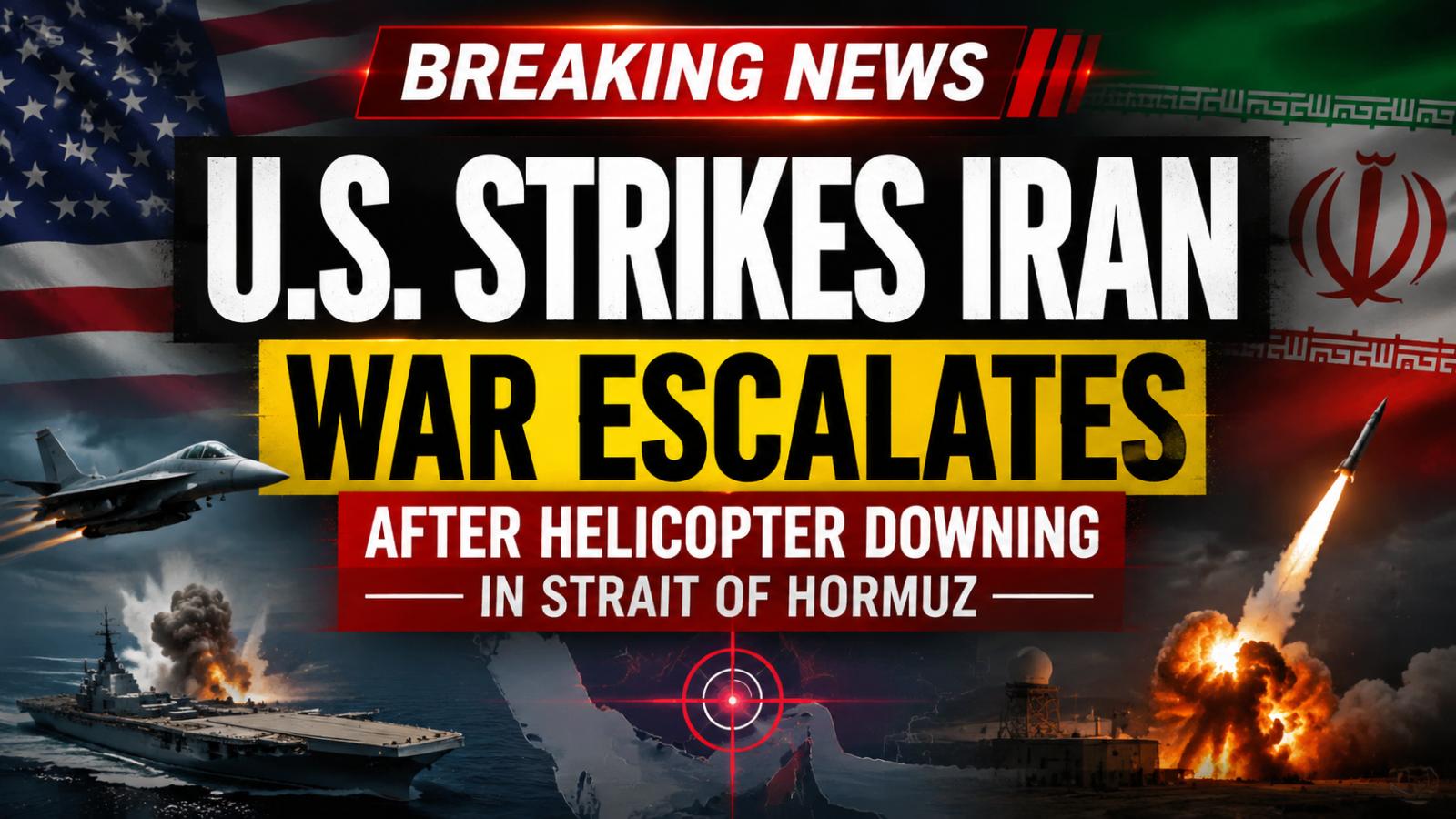 US carries out precision strikes on Iran after Apache downing