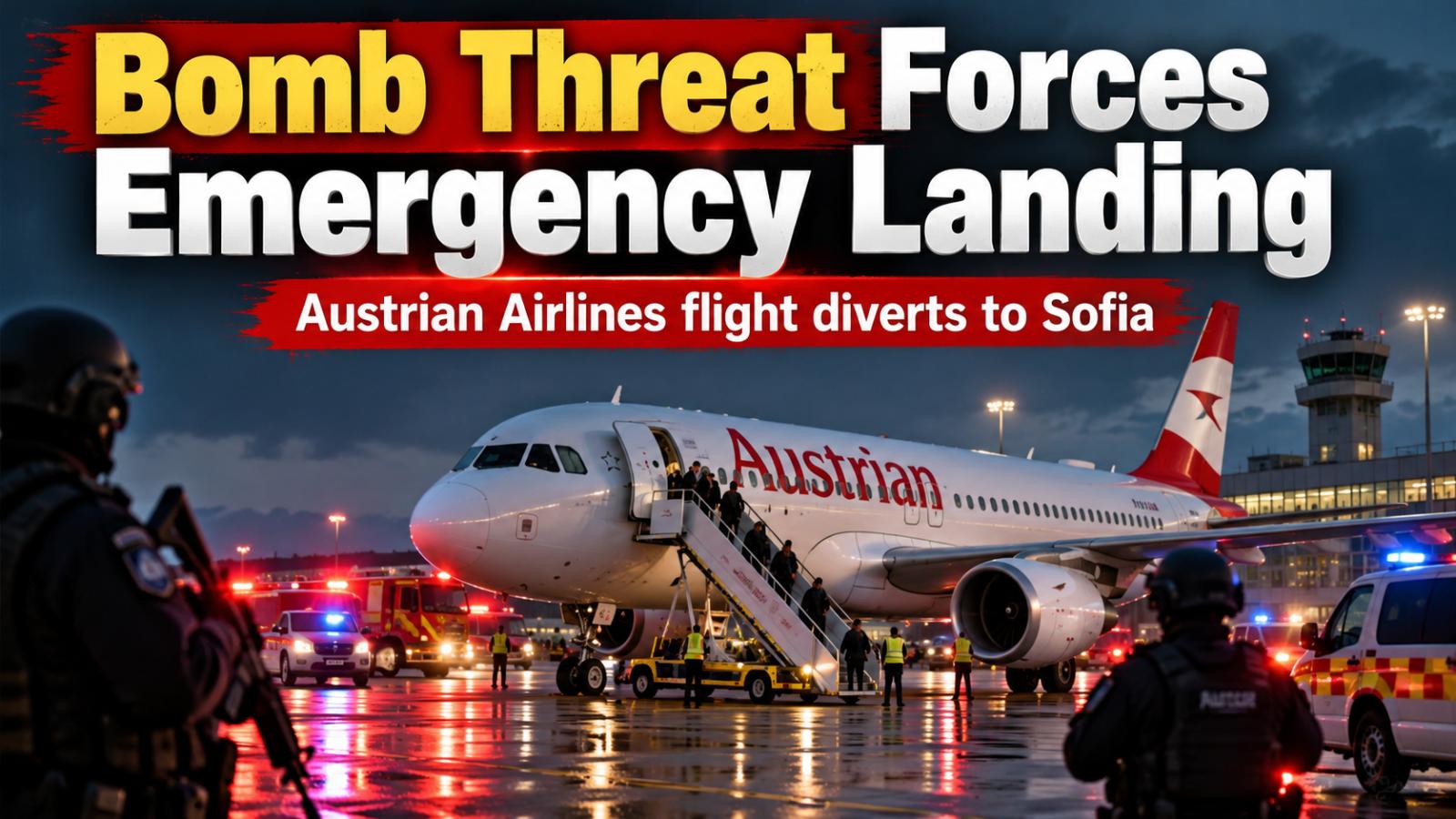 Austrian Airlines bomb threat forces emergency landing in Sofia