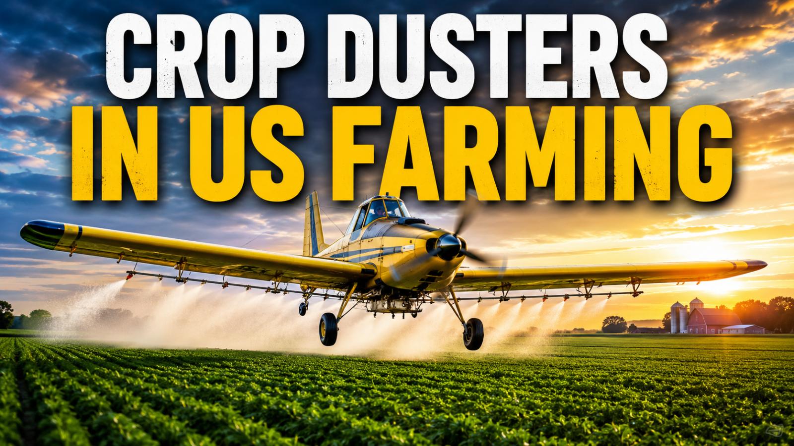Crop Dusters in America How Aerial Spraying Works