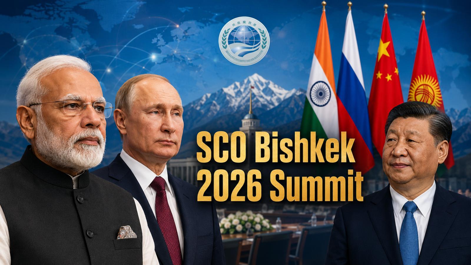 SCO Bishkek 2026 Modi, Putin and Xi Set for Major Summit