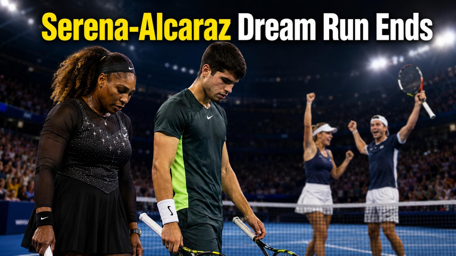 Serena Williams Alcaraz Exit US Open Mixed Doubles