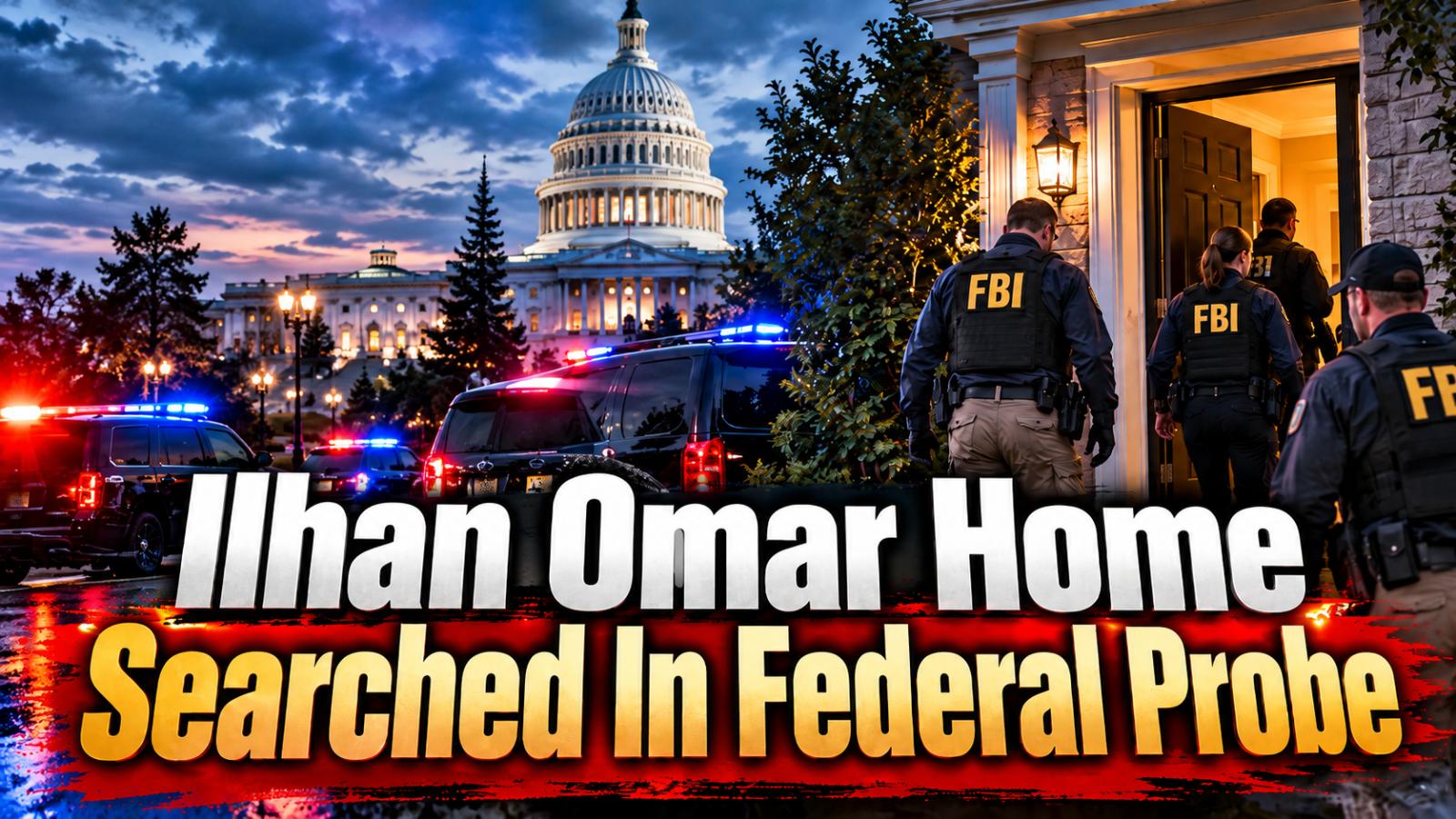 Ilhan Omar Home Searched in Federal Criminal Investigation