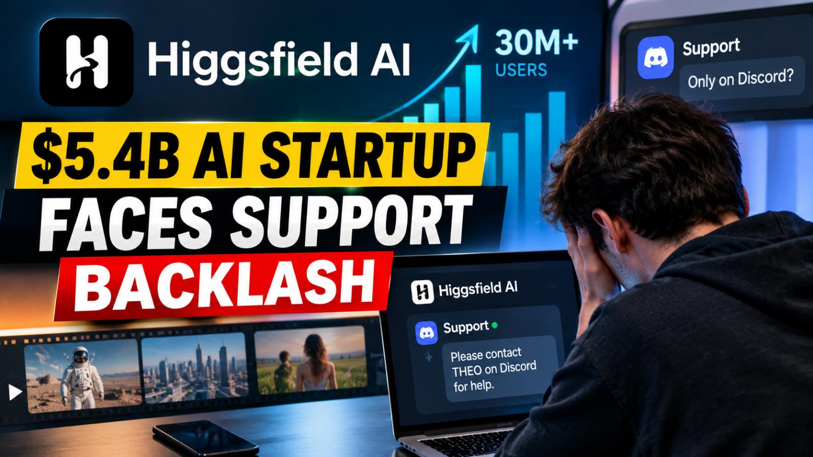 Higgsfield AI Support Concerns Grow as Startup Hits $5.4B Value