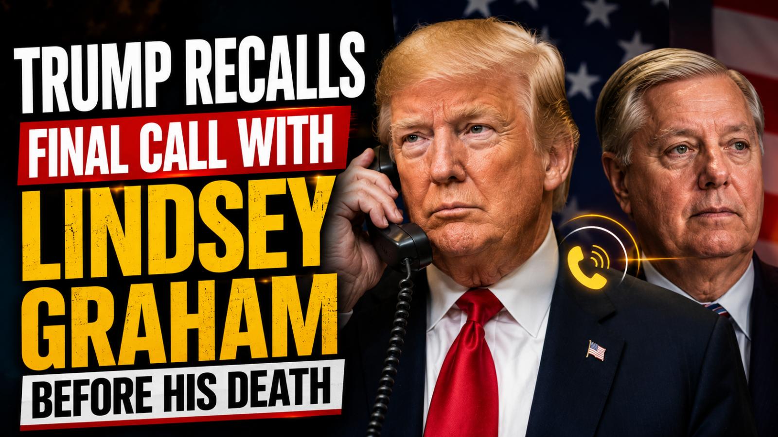 Trump recalls final call with Lindsey Graham before death