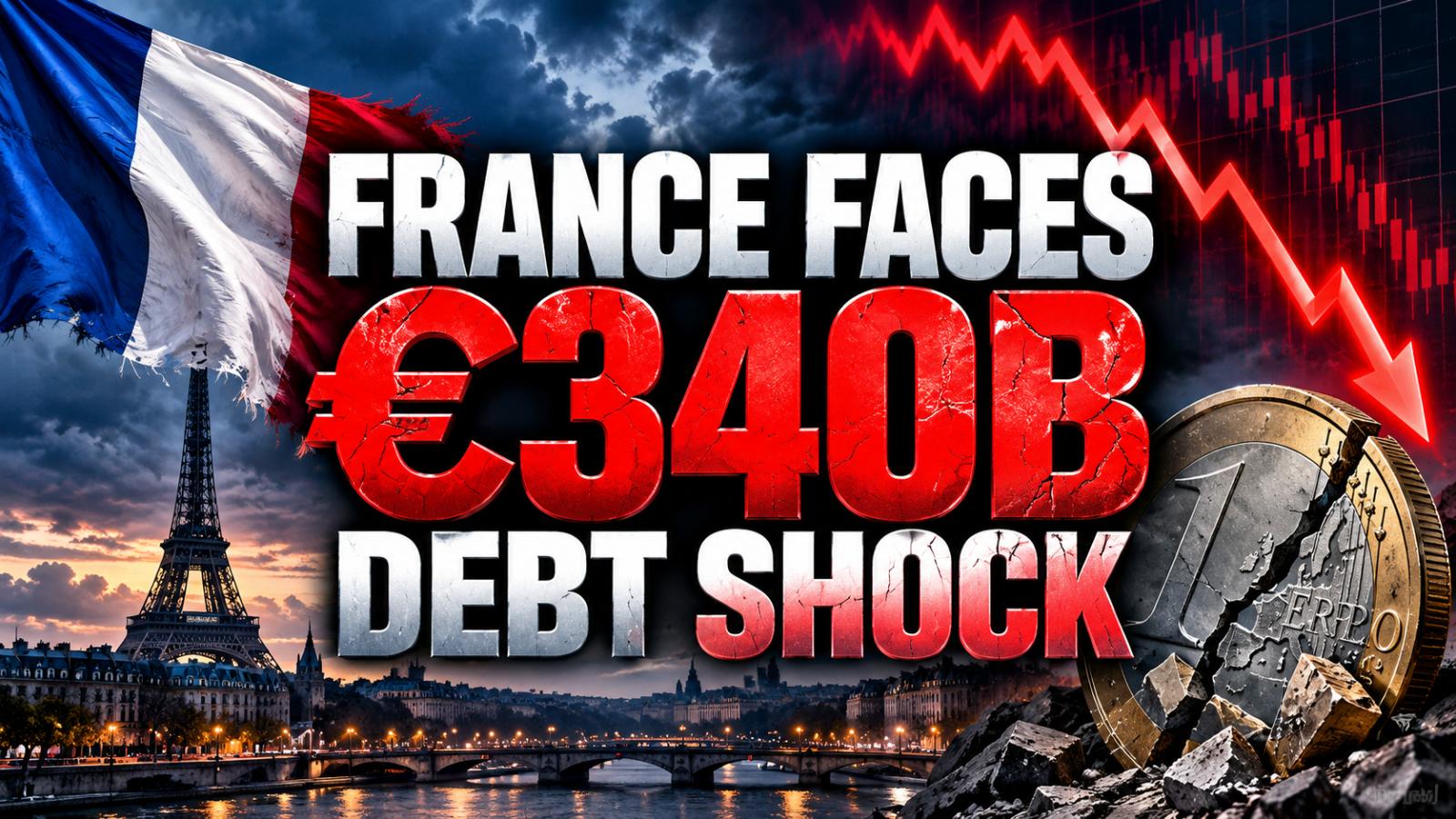 France debt crisis deepens as borrowing hits record €340 billion