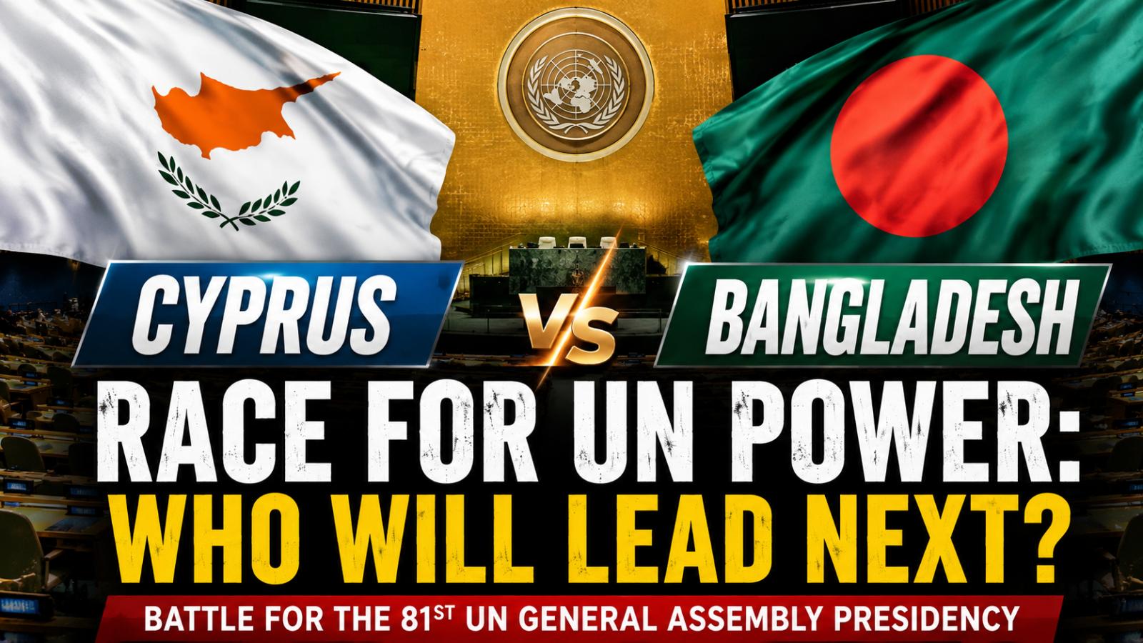 UN General Assembly Election 2026: Cyprus vs Bangladesh