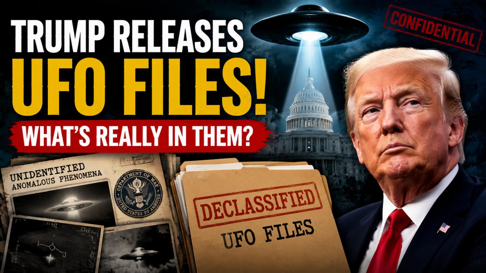Trump Releases First Batch of UFO Files, Including Apollo Mission Testimonies