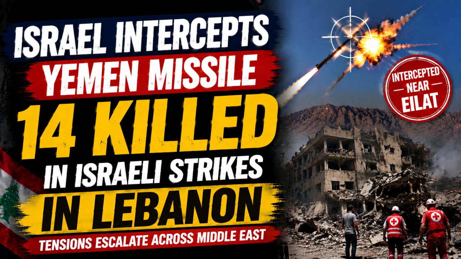 Tensions Escalate as Israeli Strikes Target Southern Lebanon