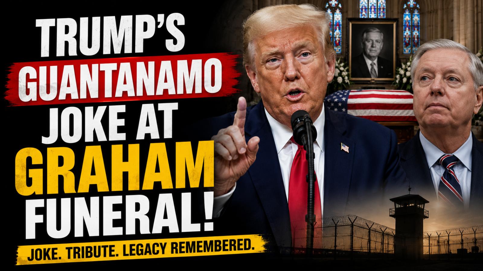 Trump recalls Graham’s humor in Washington funeral tribute