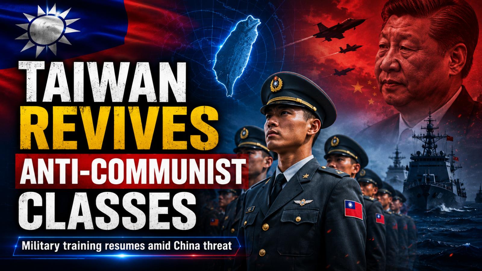 Taiwan revives anti-communist classes amid China threat
