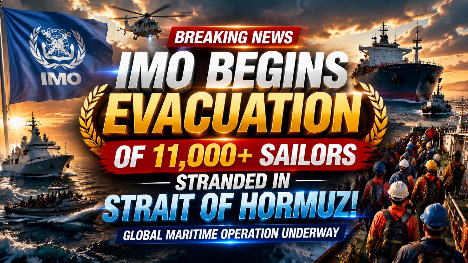 IMO begins evacuation of 11,000 sailors trapped in Strait of Hormuz crisis