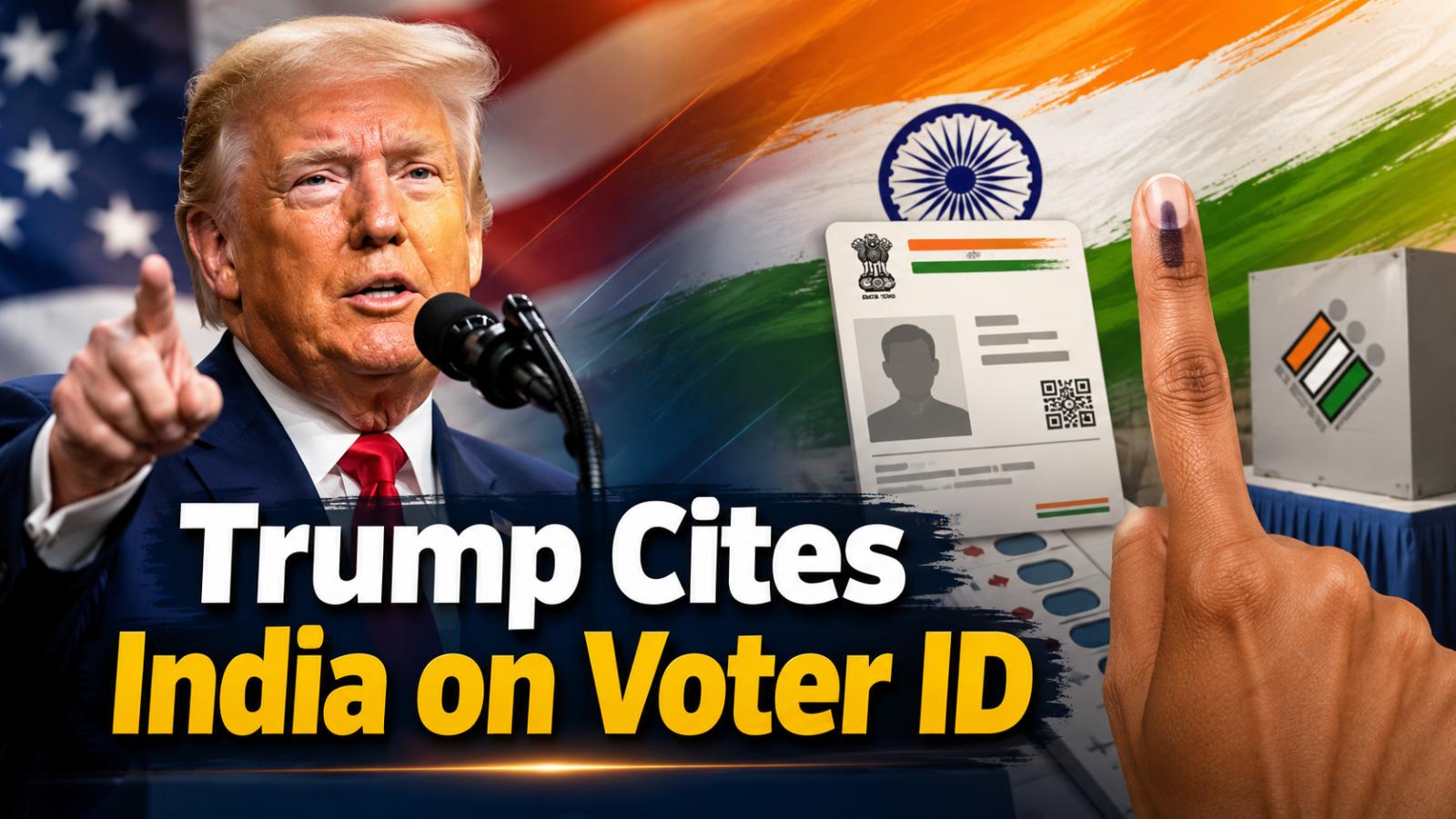Trump India Voter ID Push Revives SAVE America Act Debate