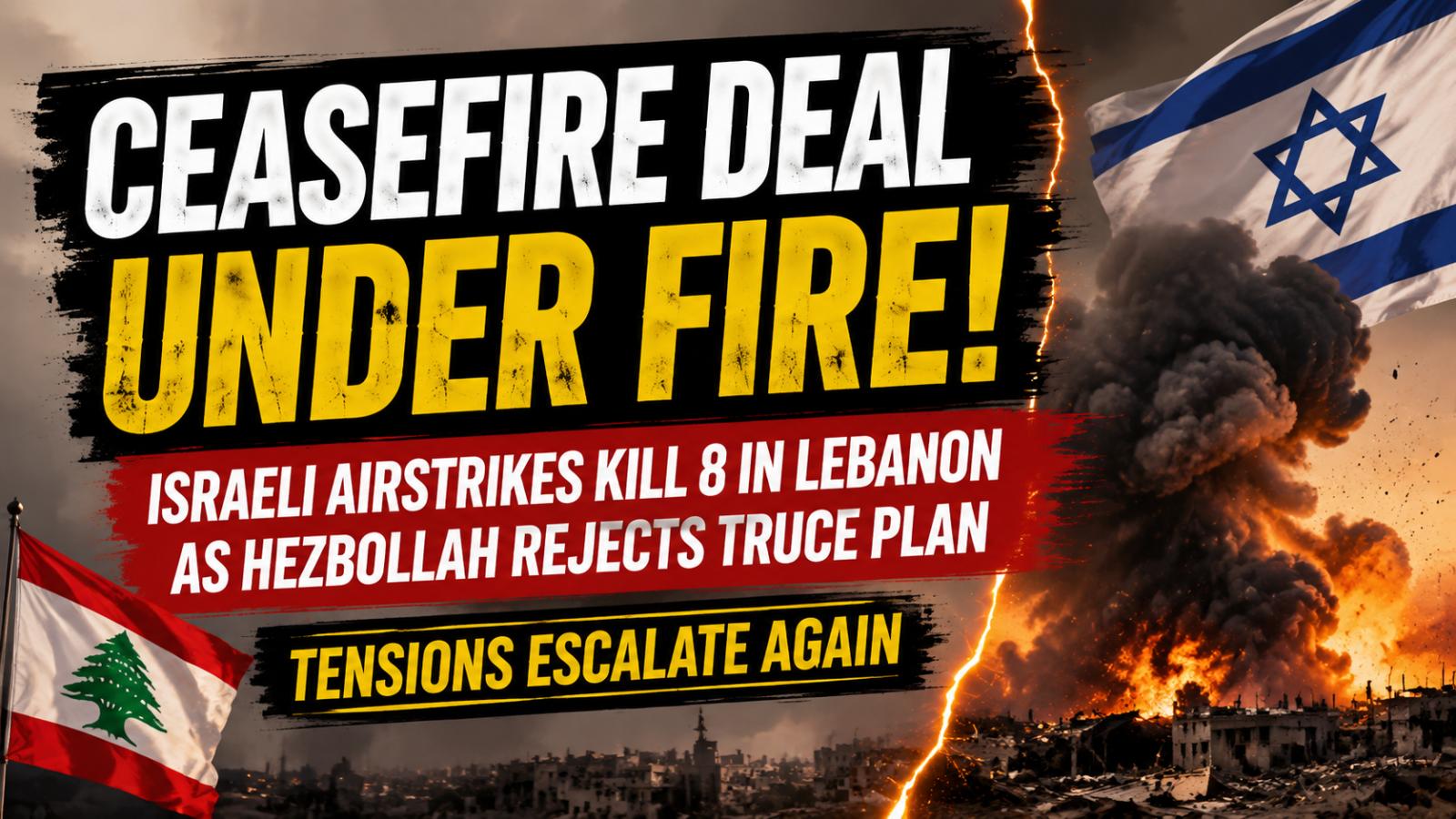 Lebanon-Israel Conflict: Civilian Deaths Reported in Airstrikes