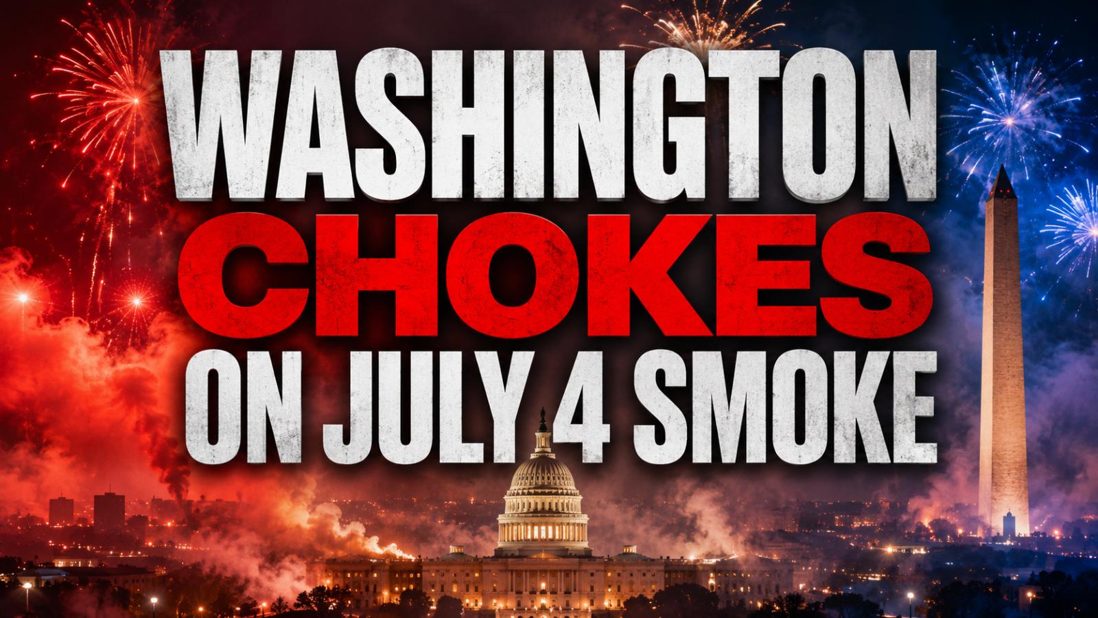 Washington air quality plunges after July 4 fireworks