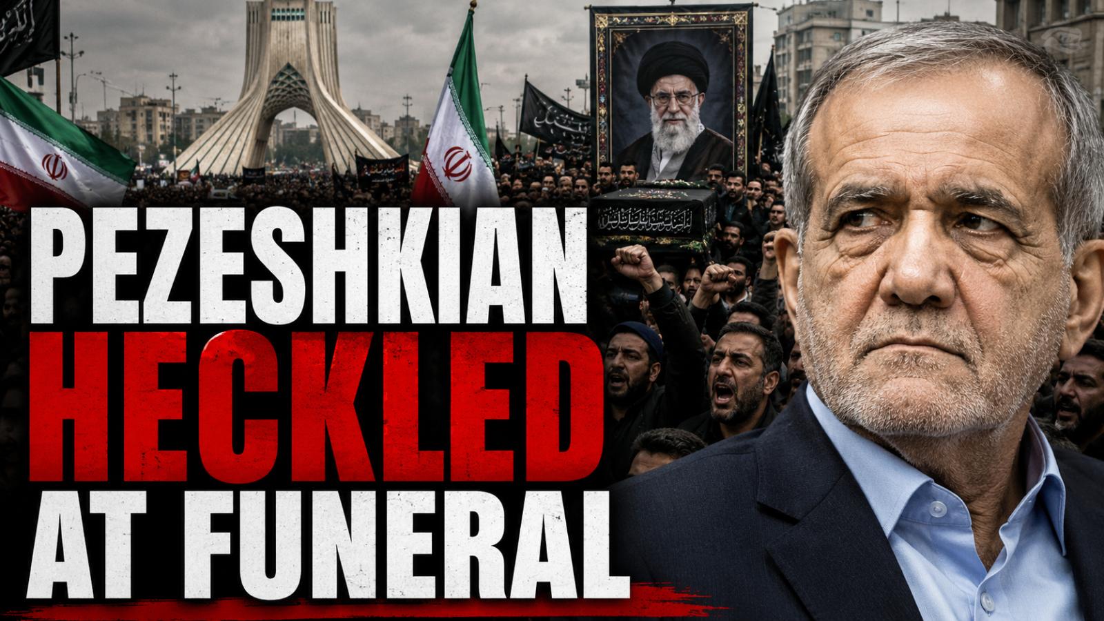 Pezeshkian heckled at Khamenei funeral in Tehran