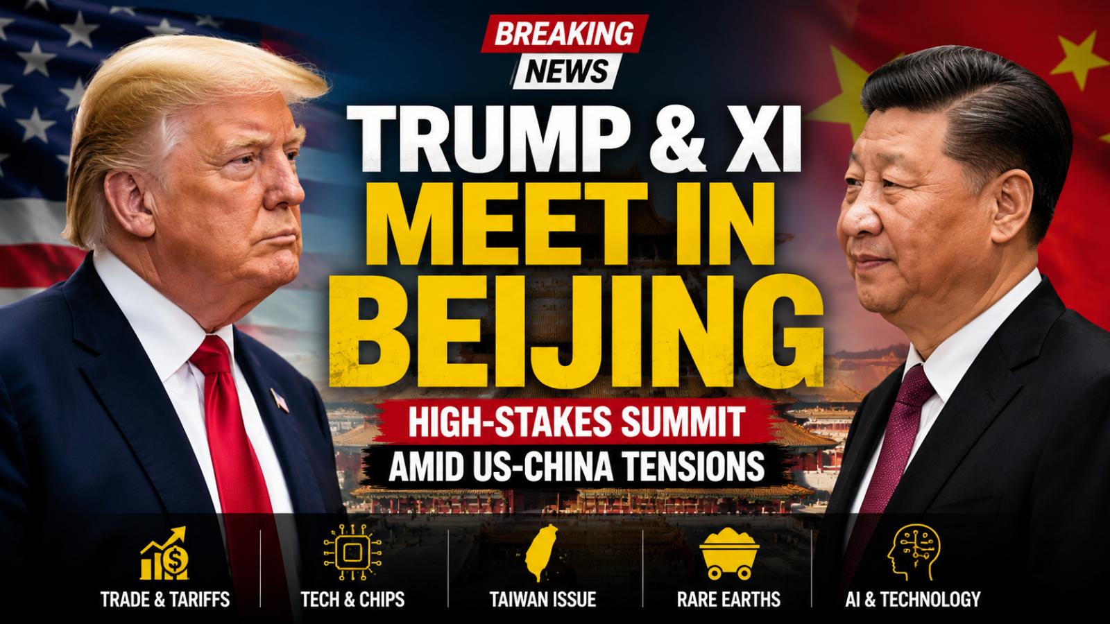 Trump and Xi Meet in Beijing Amid Rising US-China Trade Tensions
