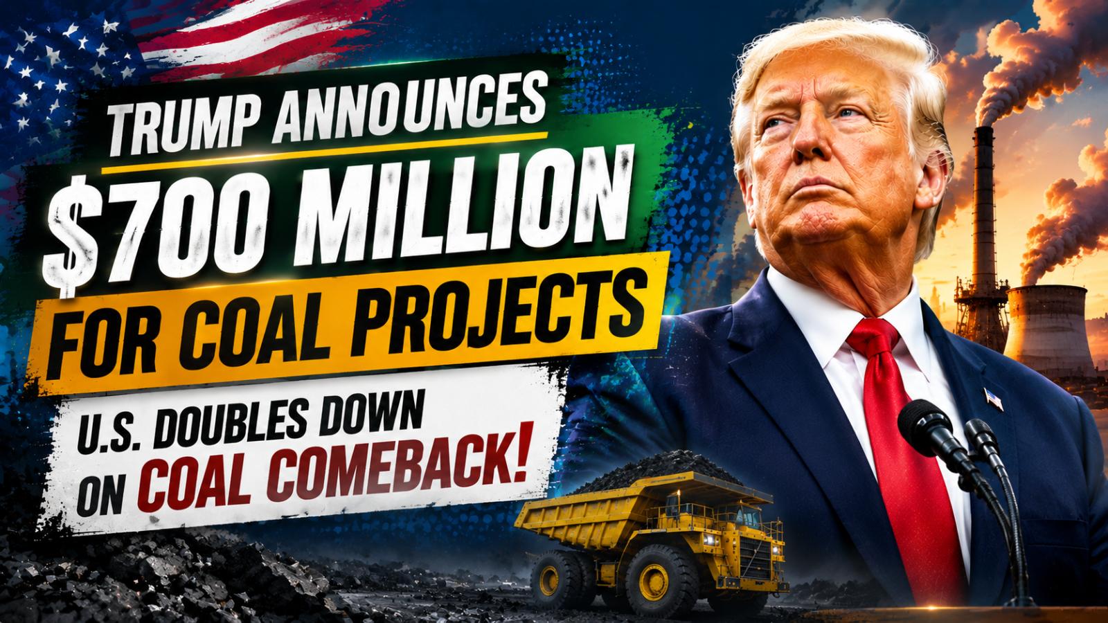 Trump Pushes $700M Coal Expansion Despite Climate Concerns