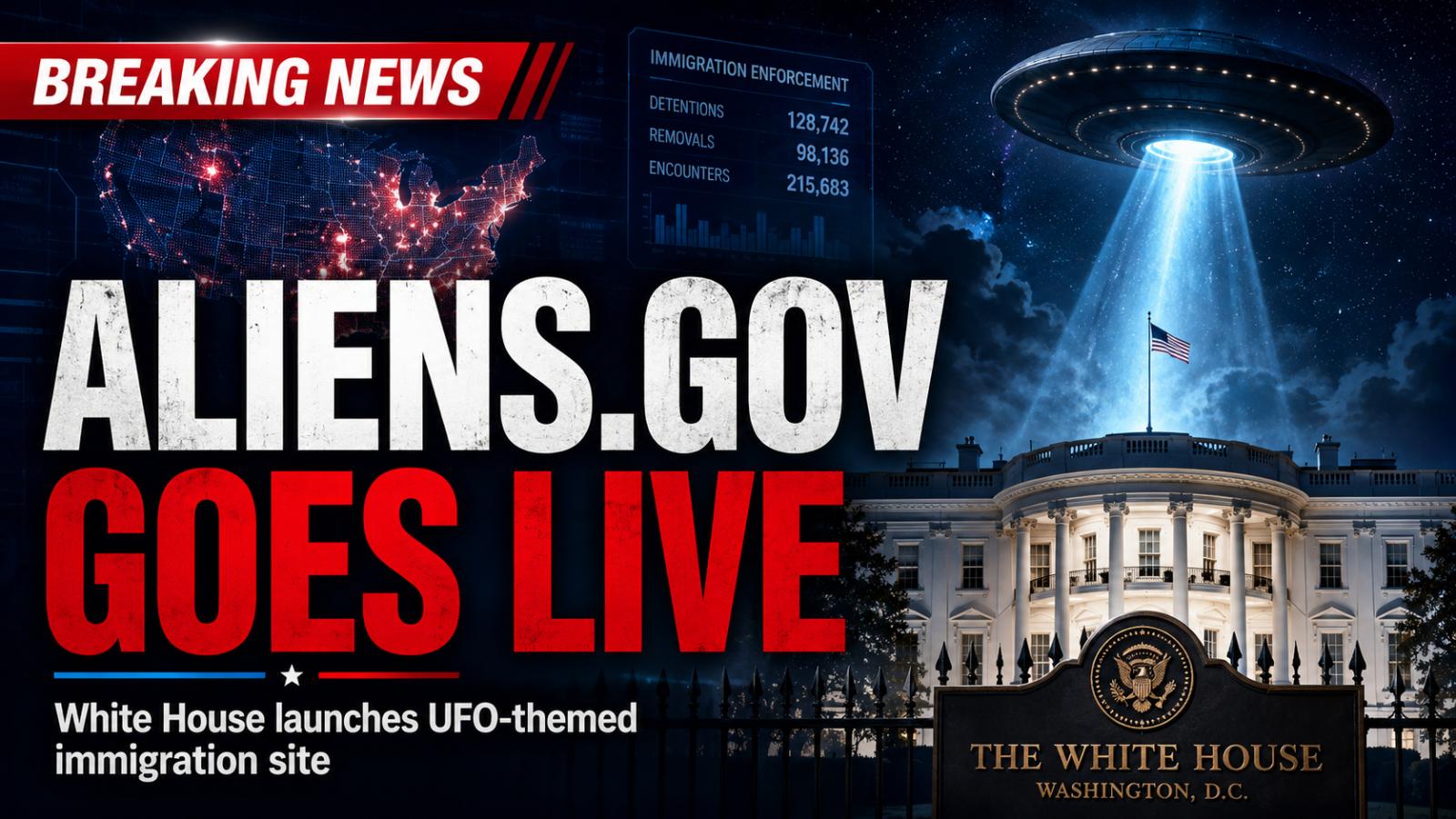 White House Unveils Aliens.gov To Show Immigration Arrest Data