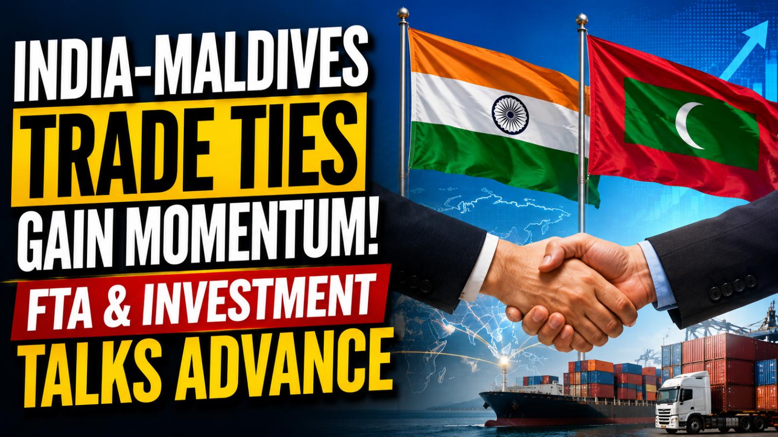 India-Maldives trade talks advance investment and FTA plans