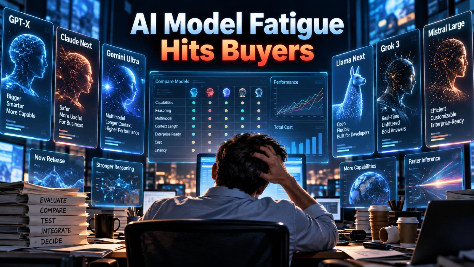 AI Model Fatigue Grows as Tech Giants Speed Up Releases
