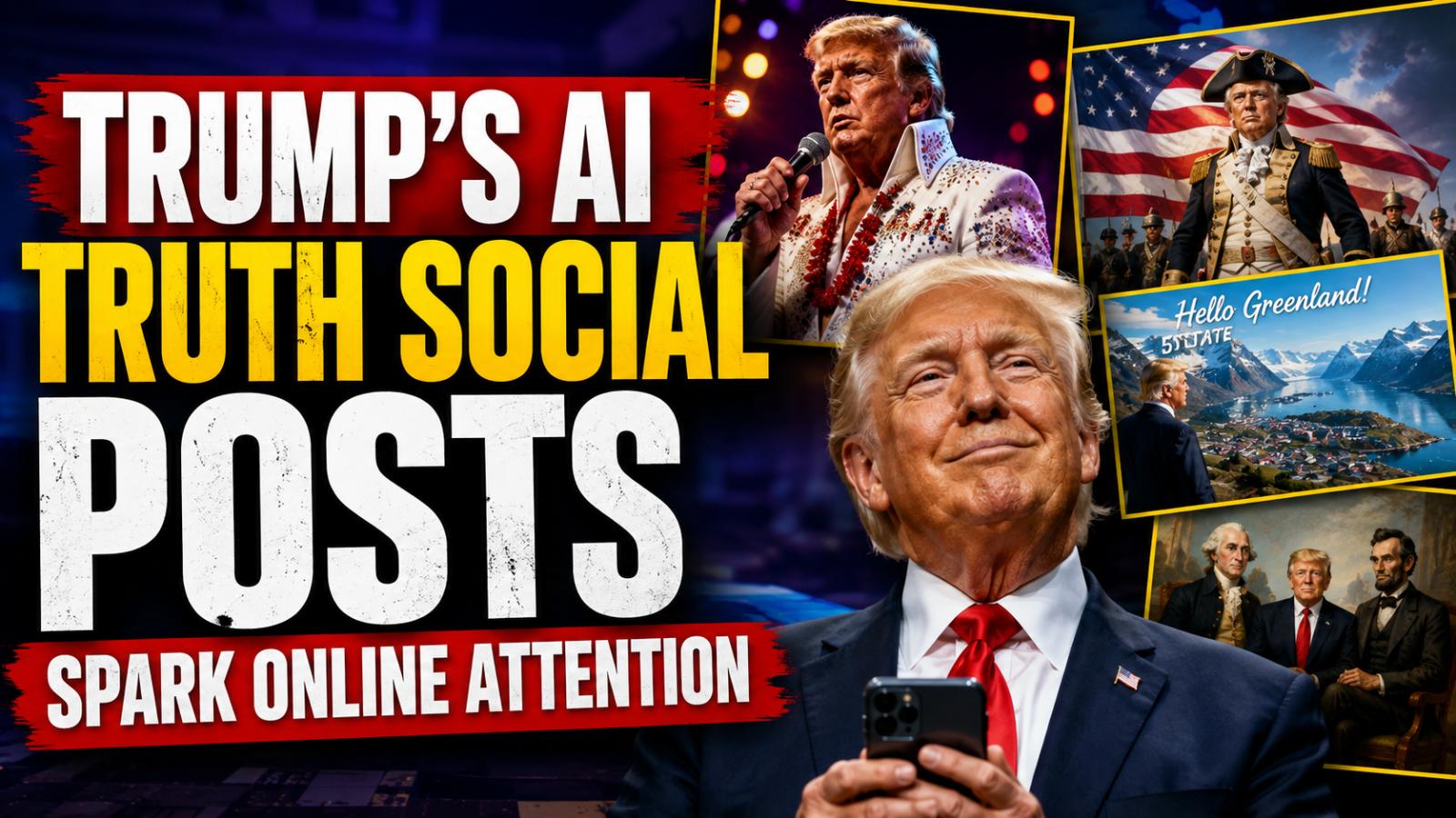 Trump AI Truth Social Posts Spark Online Attention