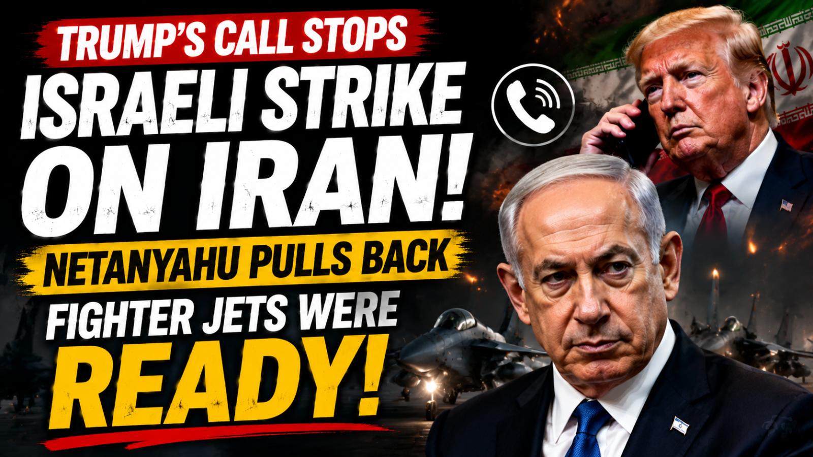 Netanyahu Halts Massive Strike on Iran After Trump Call
