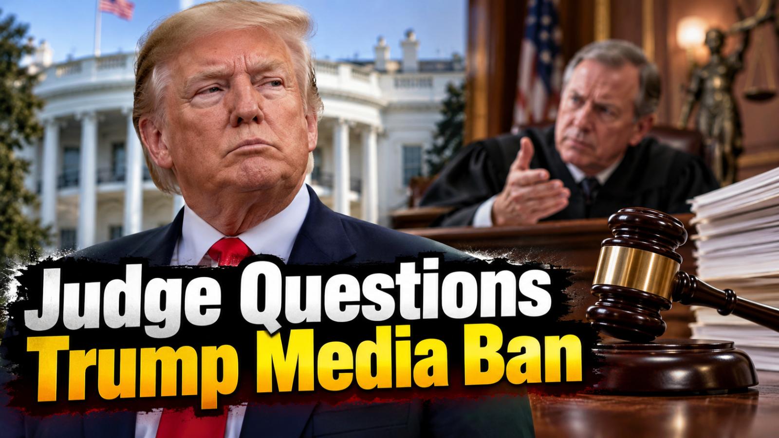 Trump media ban faces scrutiny over White House press access