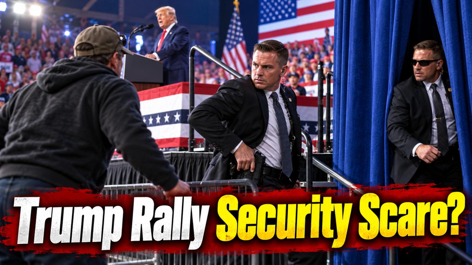 Trump Alaska rally video sparks security questions