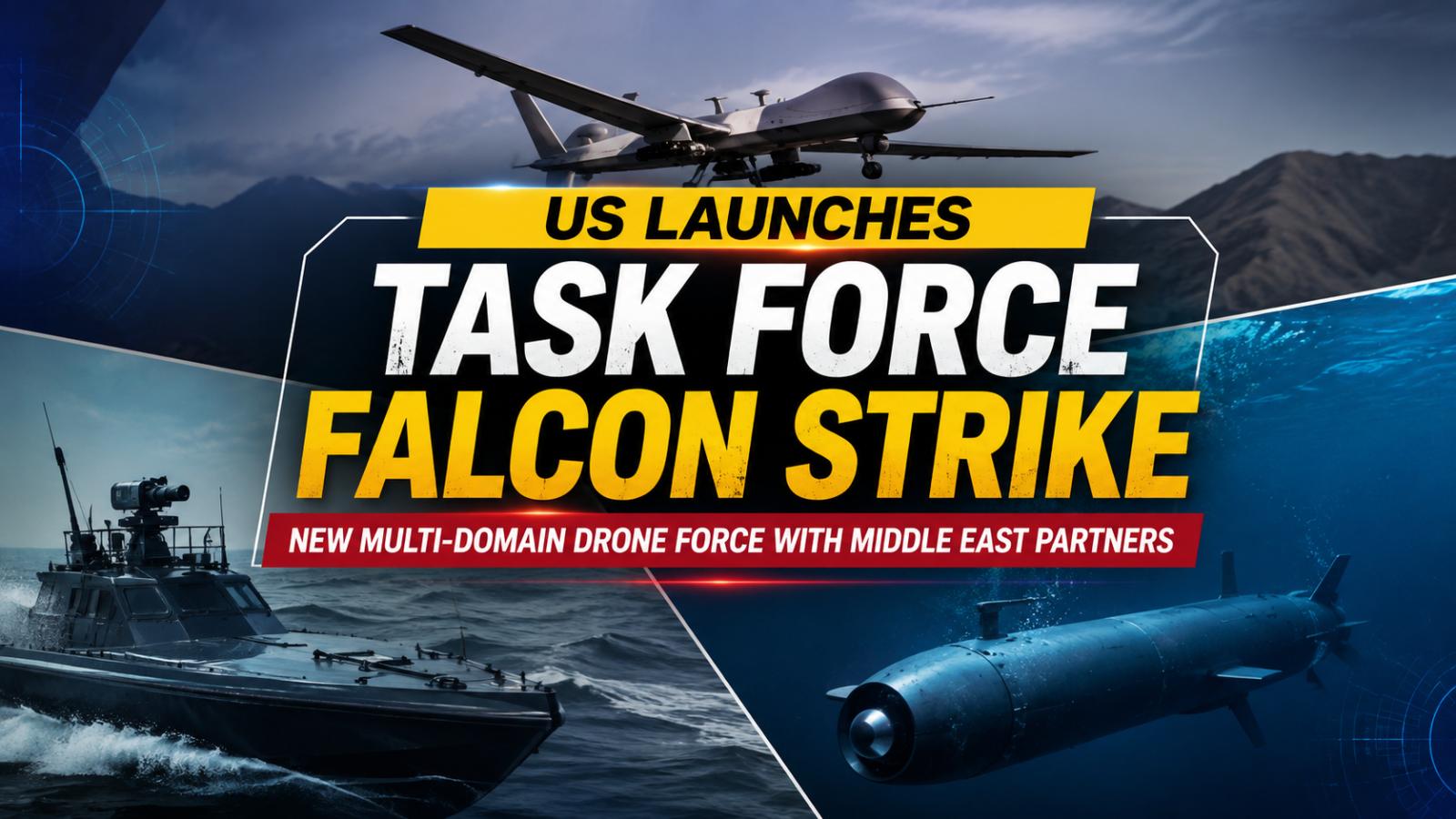 Task Force Falcon Strike Expands US Drone Power in Middle East