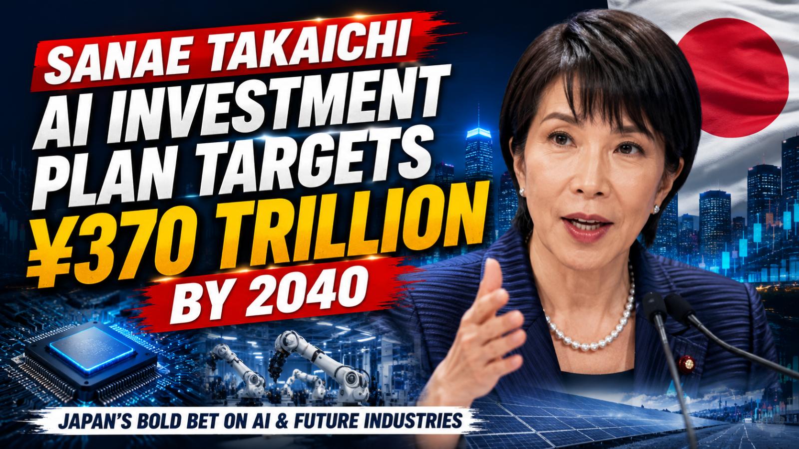Sanae Takaichi Unveils ¥370 Trillion AI Growth Strategy