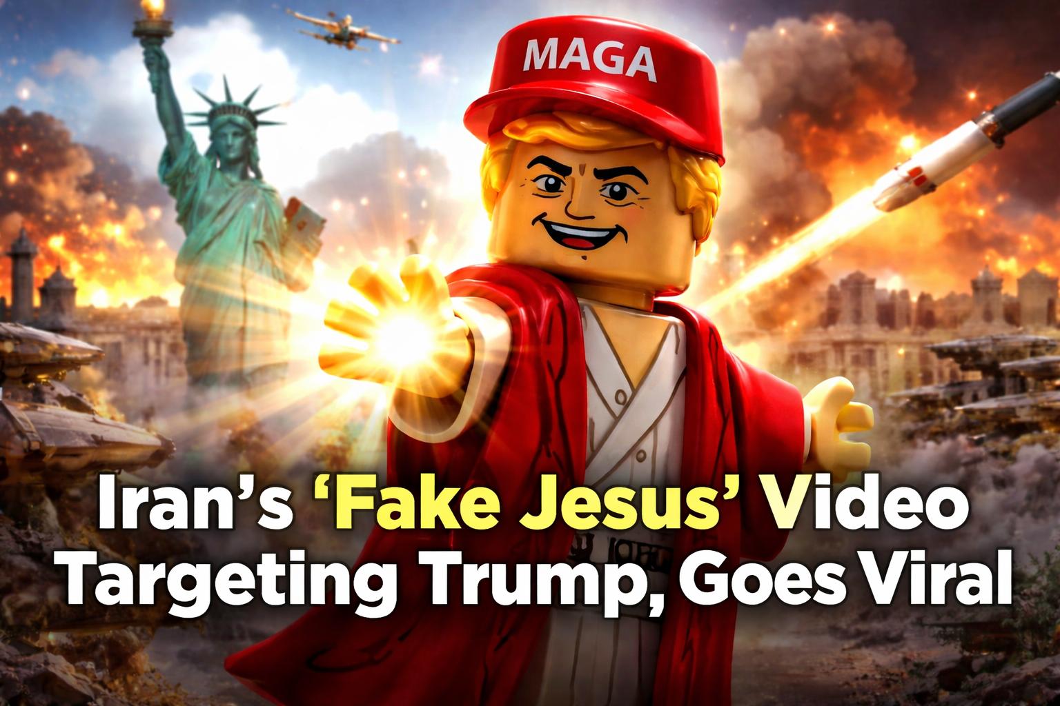 Iran's Embassy Shares LEGO-Style Animation of Trump in 'Fake Jesus' Controversy