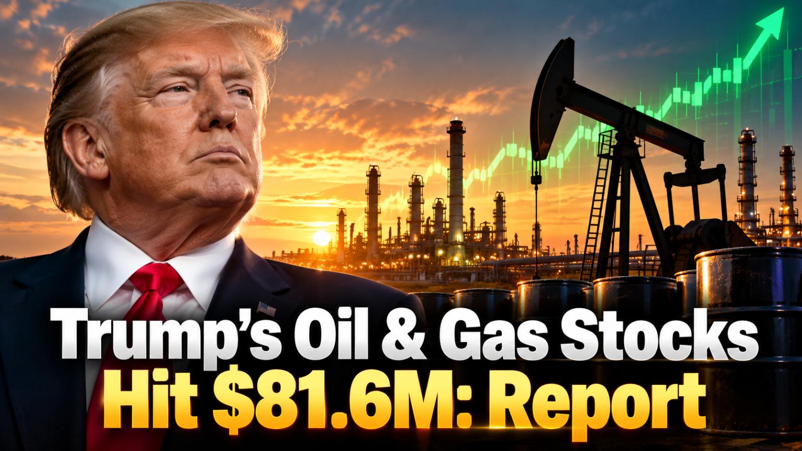 Trump's Oil and Gas Stocks Reach Up to $81.6 Million Report