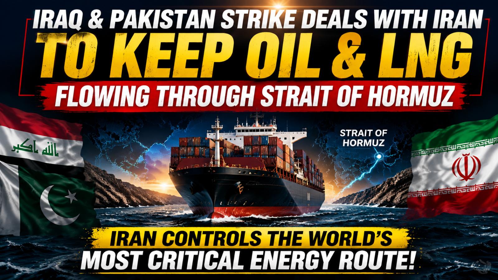 Iran Gains Control Over Strait of Hormuz as Iraq and Pakistan Strike Energy Deals