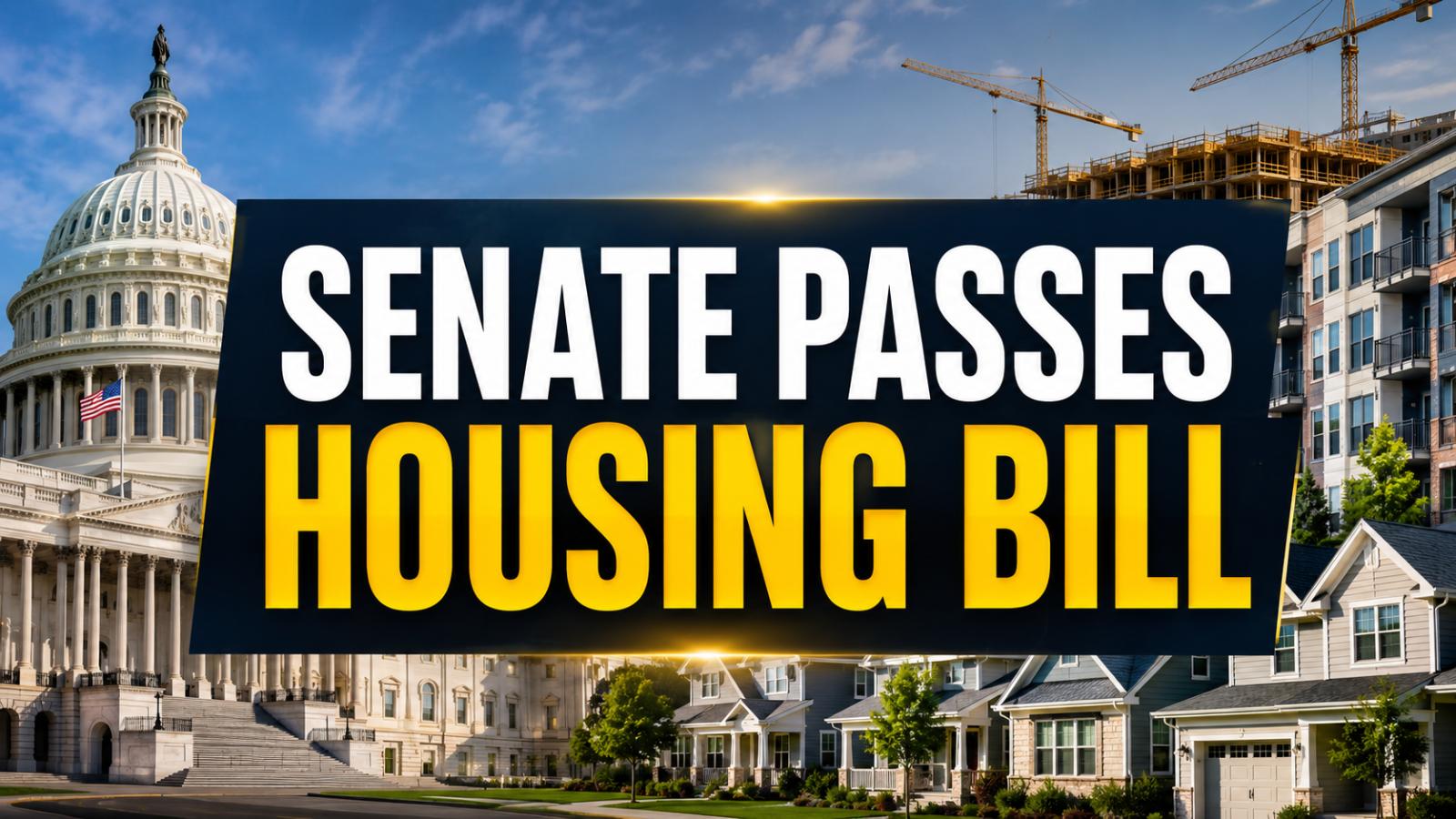 Senate passes housing bill to lower home costs