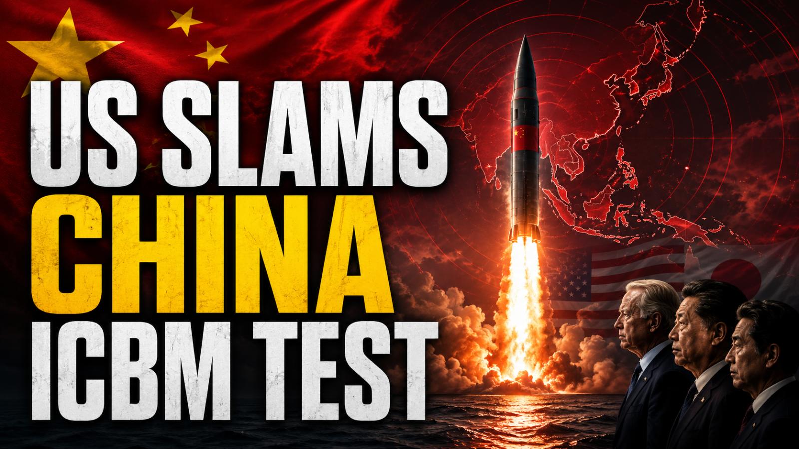 US criticises China over Pacific ICBM test