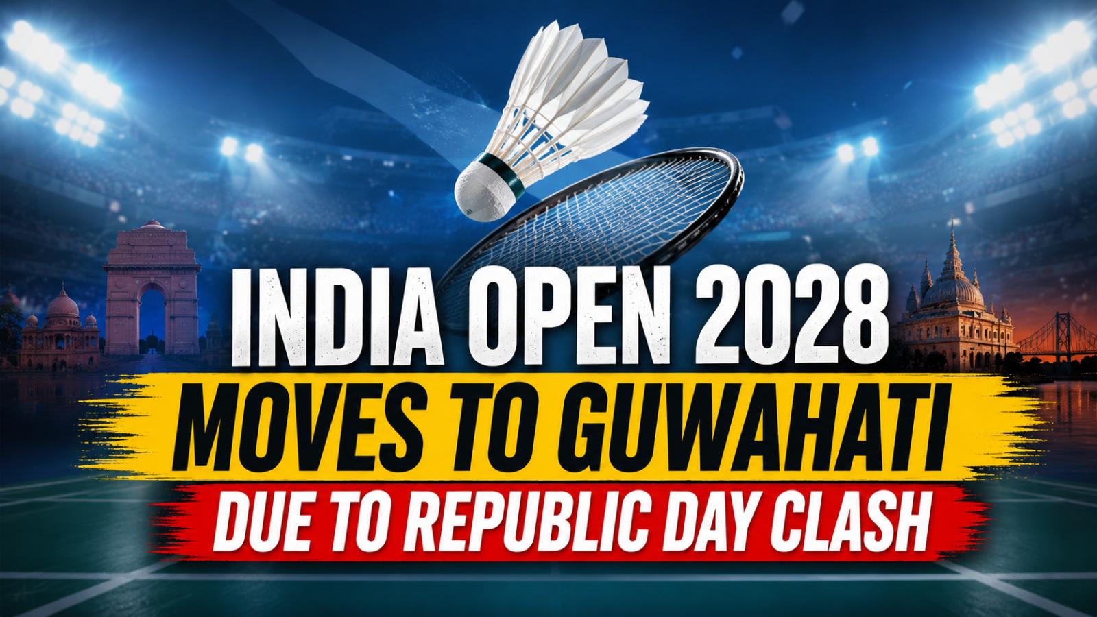 India Open 2028 Moves to Guwahati Due to Republic Day Clash