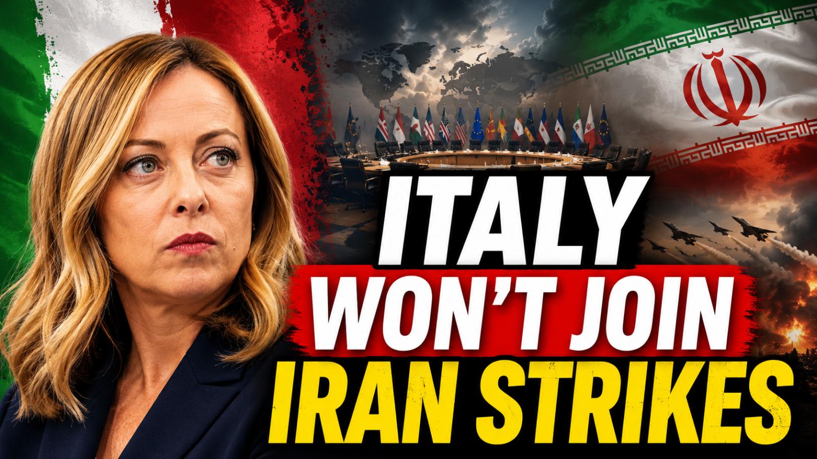 Meloni keeps Italy out of Iran strikes