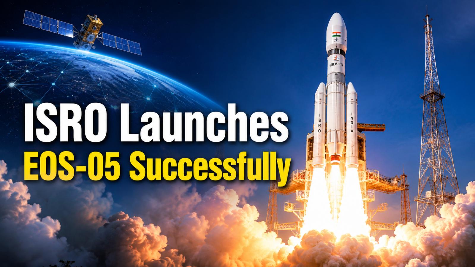 ISRO EOS-05 launch succeeds as GSLV-F17 reaches orbit