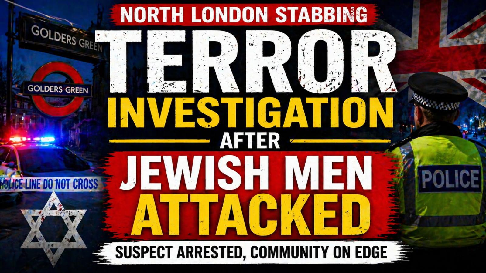 London Stabbing in Jewish Area Probed as Terror Incident, Suspect Arrested