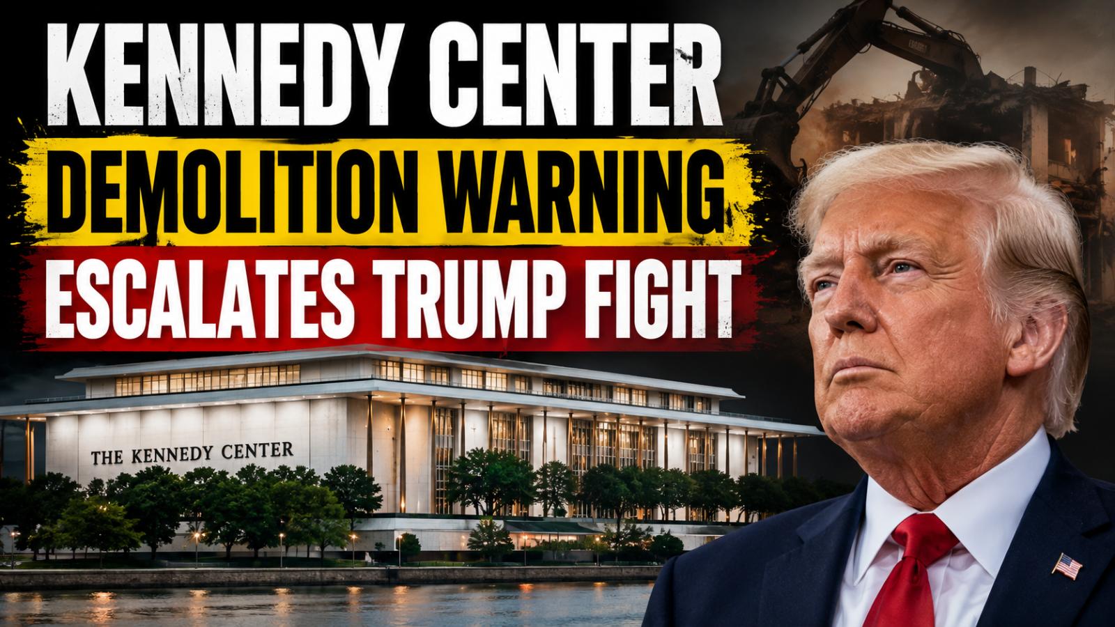 Kennedy Center Demolition Warning Escalates Trump Renovation Fight