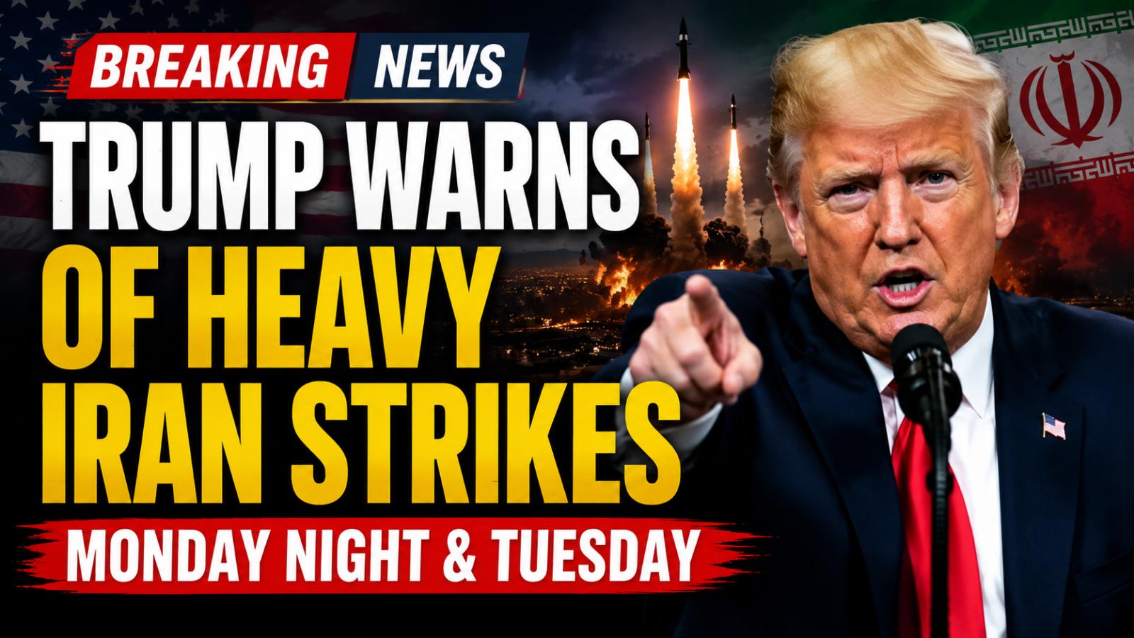 Trump Warns of Heavy Iran Strikes After MoU Collapse