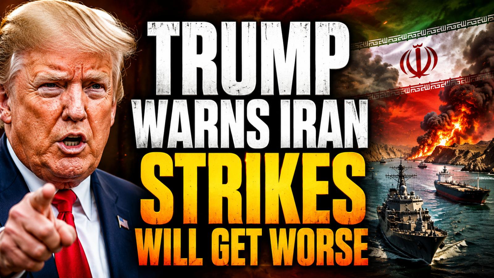 Trump warns Iran strikes could get worse