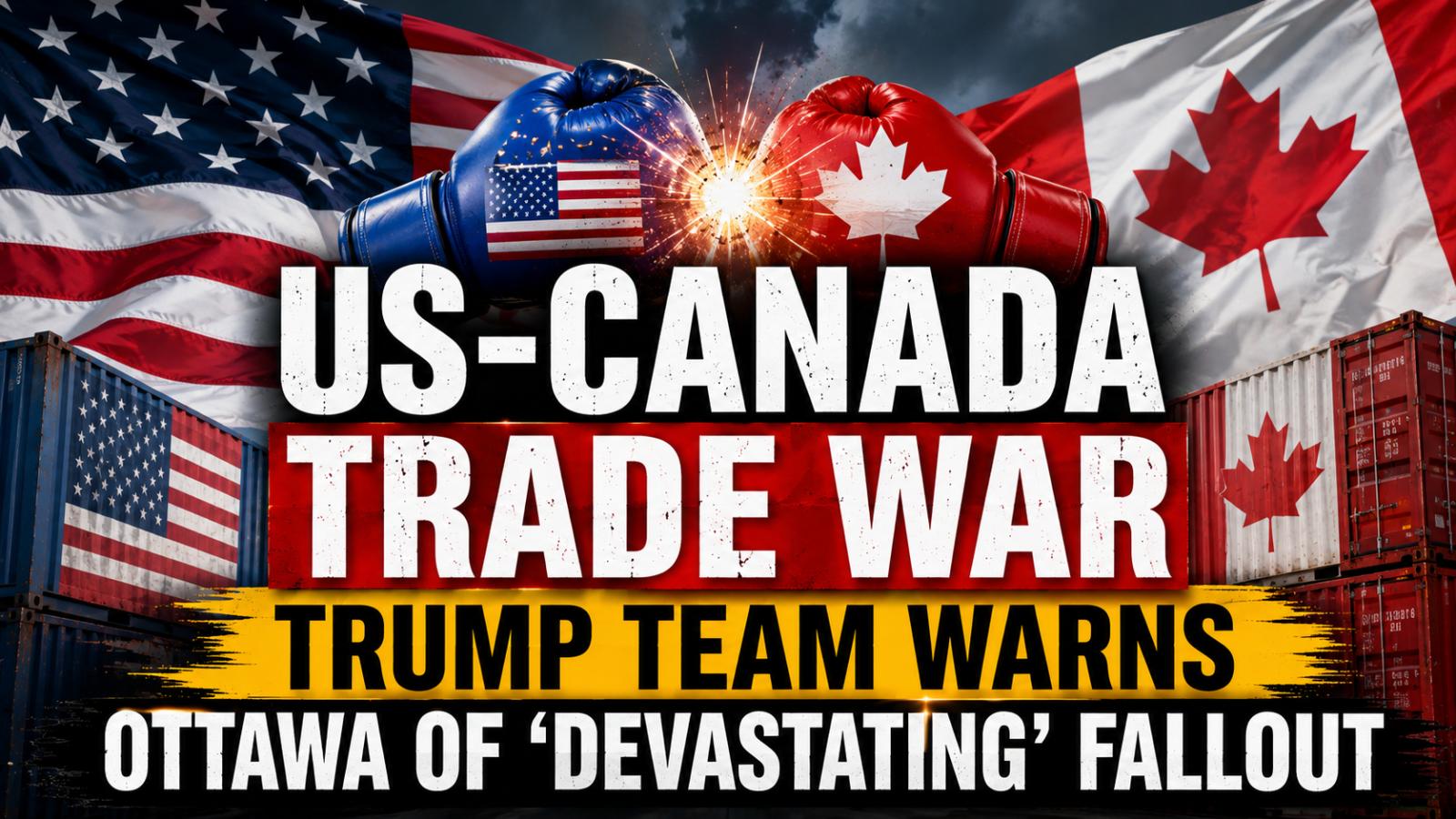 US-Canada Trade War: Trump Team Warns Ottawa of ‘Devastating’ Fallout
