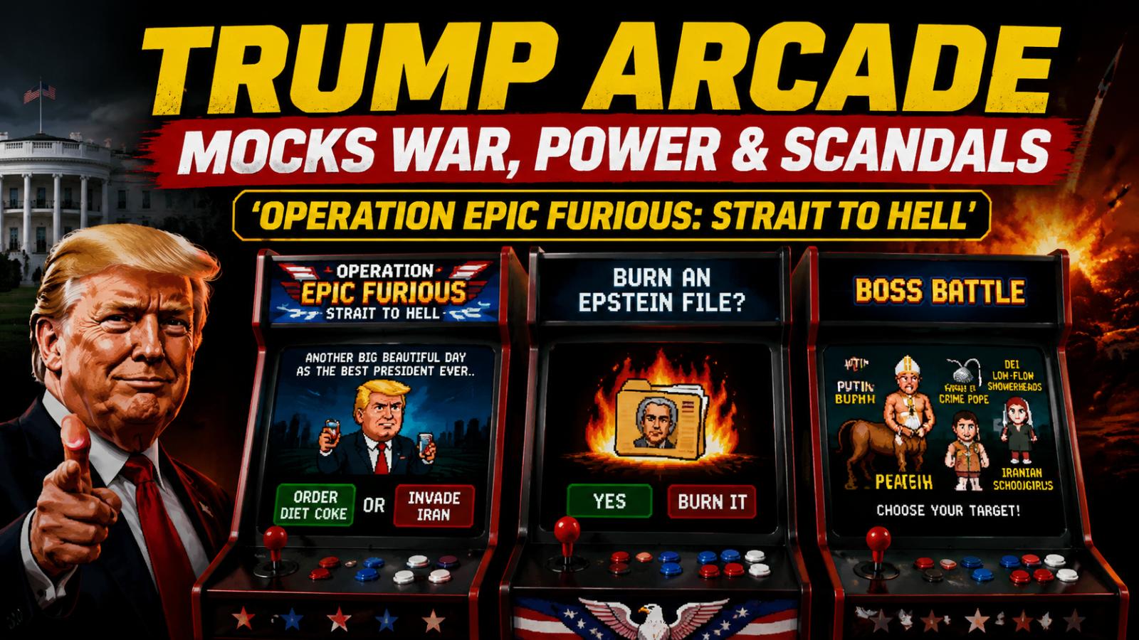 Trump's Satirical Game Mocking Iran and Media