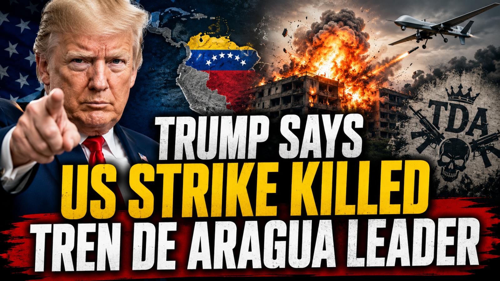 Trump Says US Strike Killed Tren de Aragua Leader