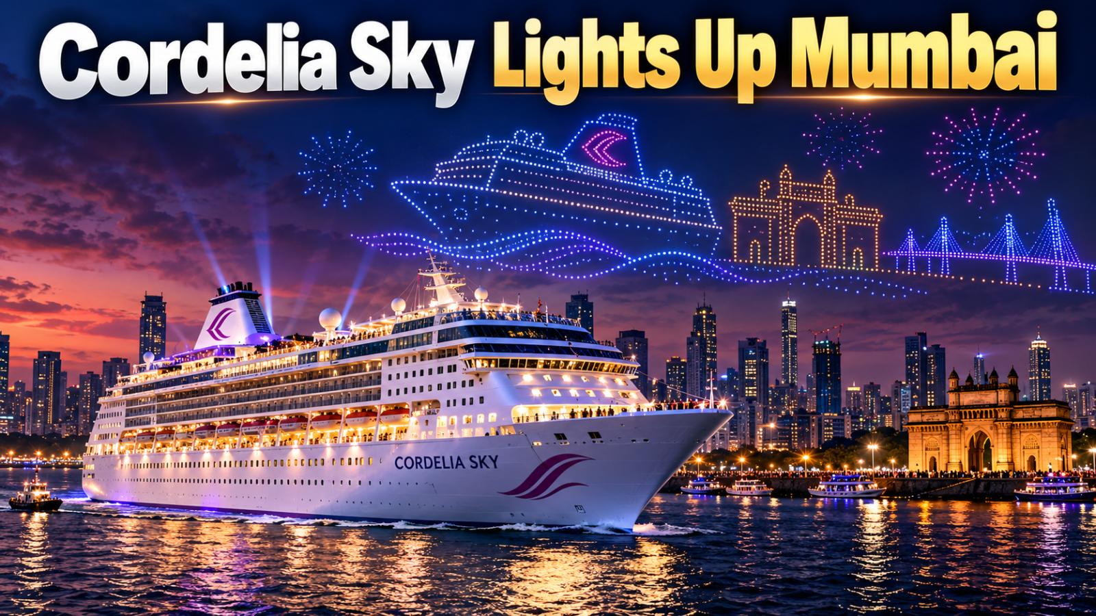 Cordelia Sky arrives in Mumbai with 1,500-drone show